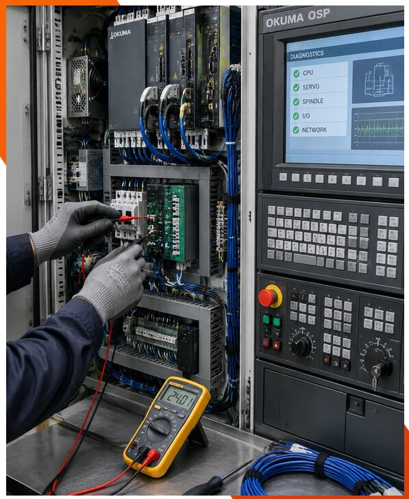 Ремонт систем ЧПУ Okuma OSP в Урюпинске
